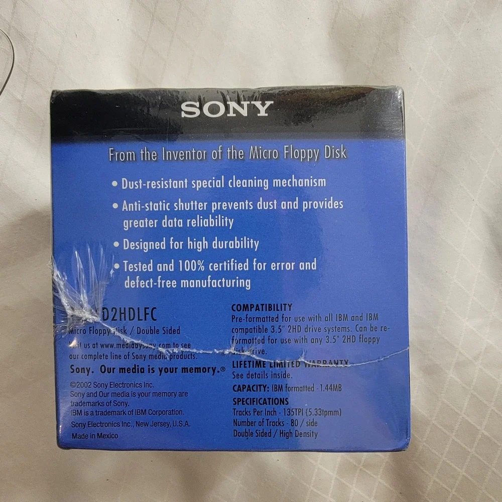Sony 2HD 3.5 Inch Floppy Diskettes 25 Pack Color Collection 1.44MB IBM Formatted
